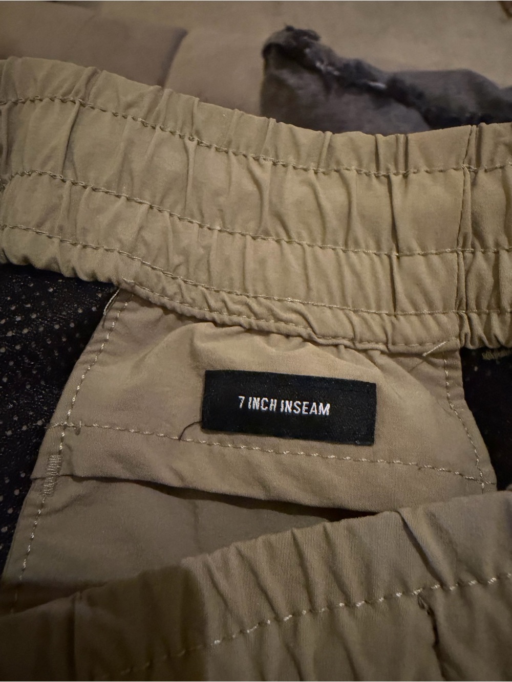 Bonobos Tan Swim Trunks with Black Drawstring - Picture 6 of 8